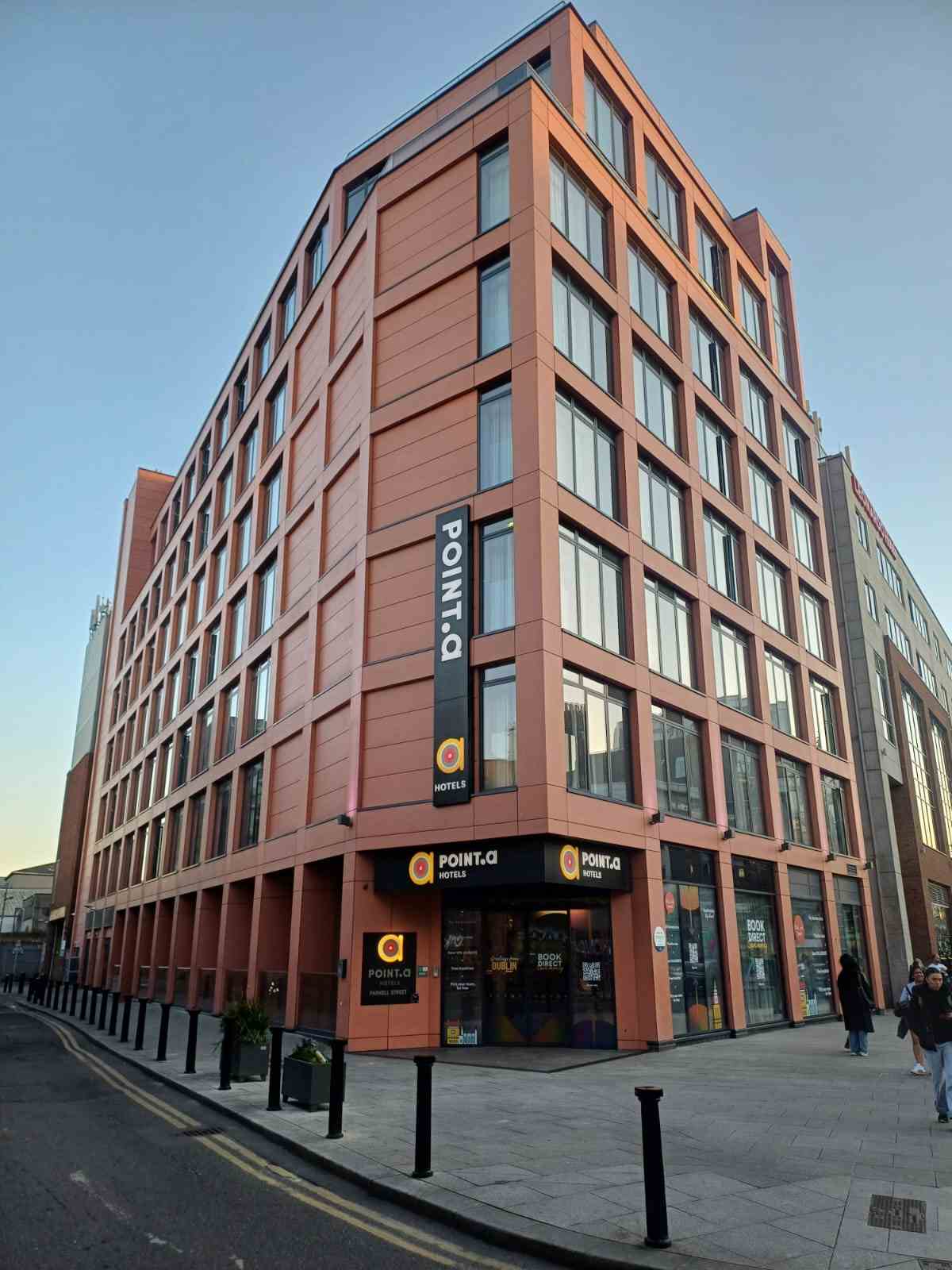 Facade project Point A Hotel, Dublin, in                                                   